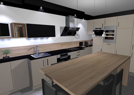 Conception 3D par votre cuisiniste à Brest